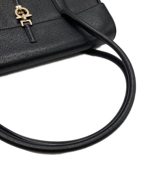 Salvatore Ferragamo（サルヴァトーレ フェラガモ）Salvatore Ferragamo (サルヴァトーレ フェラガモ) ガンチーニ トートバック ブラックの古着・服飾アイテム