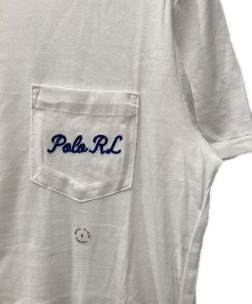 POLO RALPH LAUREN（ポロ・ラルフローレン）POLO RALPH LAUREN (ポロ・ラルフローレン) クラシック フィット Polo ベア ジャージー Tシャツ MNPOTSH1N822454 ホワイト サイズ:Sの古着・服飾アイテム