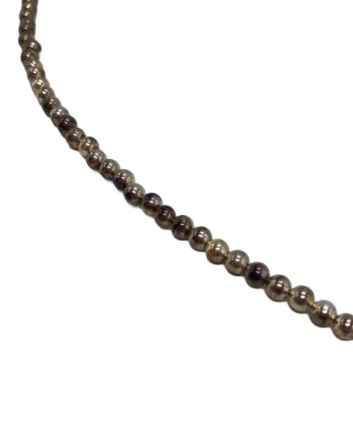 ERICKA NICOLAS BEGAY（エリッカコラスビゲイ）ERICKA NICOLAS BEGAY (エリッカコラスビゲイ) ナバホパール4mm55cm 23-091-210-0007-3-0 シルバーの古着・服飾アイテム