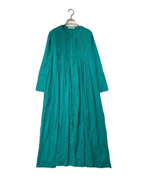 house of lotus（ハウスオブロータス）house of lotus (ハウスオブロータス) ギャザーワンピース 302210-14-390 グリーン サイズ:Mの古着・服飾アイテム