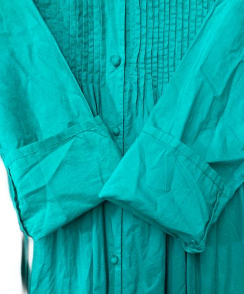 house of lotus（ハウスオブロータス）house of lotus (ハウスオブロータス) ギャザーワンピース 302210-14-390 グリーン サイズ:Mの古着・服飾アイテム