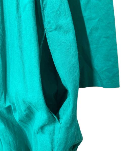 house of lotus（ハウスオブロータス）house of lotus (ハウスオブロータス) ギャザーワンピース 302210-14-390 グリーン サイズ:Mの古着・服飾アイテム