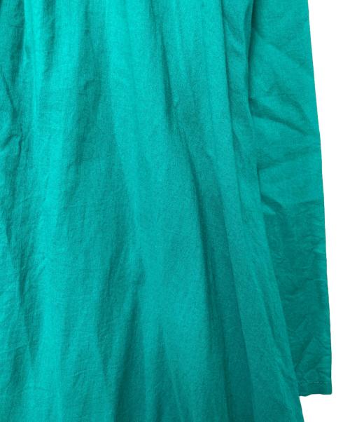 house of lotus（ハウスオブロータス）house of lotus (ハウスオブロータス) ギャザーワンピース 302210-14-390 グリーン サイズ:Mの古着・服飾アイテム