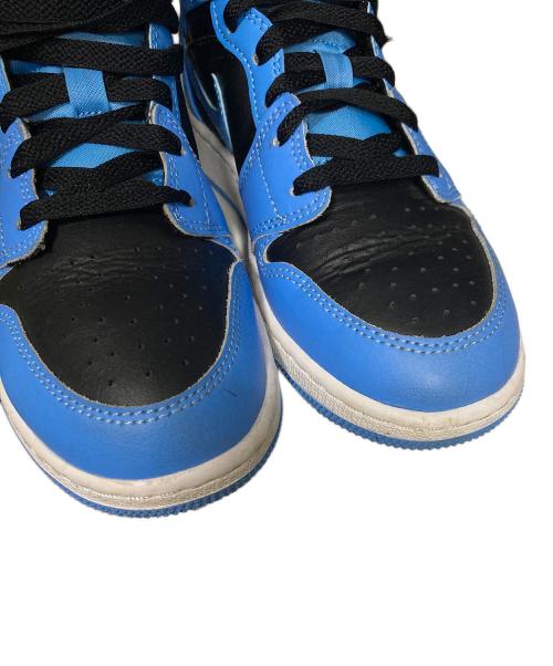 NIKE（ナイキ）NIKE (ナイキ) AIR JORDAN 1 MID ブルー×ブラック サイズ:23の古着・服飾アイテム