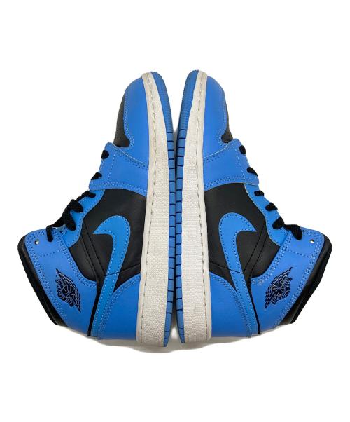 NIKE（ナイキ）NIKE (ナイキ) AIR JORDAN 1 MID ブルー×ブラック サイズ:23の古着・服飾アイテム