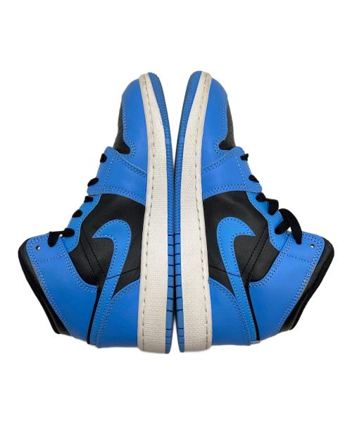 NIKE（ナイキ）NIKE (ナイキ) AIR JORDAN 1 MID ブルー×ブラック サイズ:23の古着・服飾アイテム