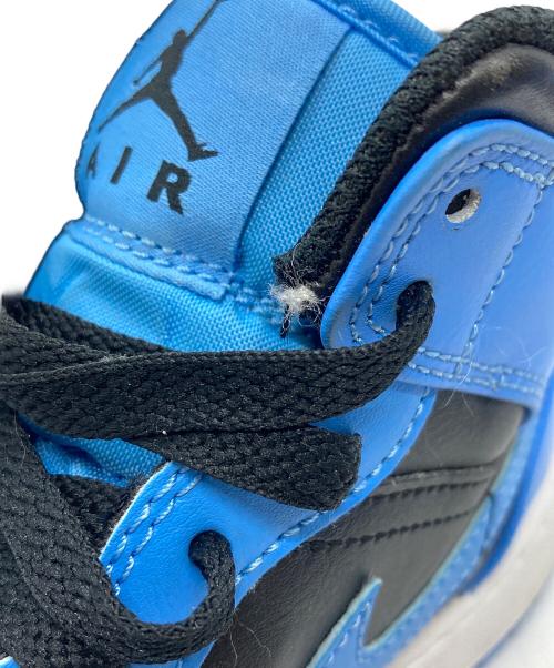 NIKE（ナイキ）NIKE (ナイキ) AIR JORDAN 1 MID ブルー×ブラック サイズ:23の古着・服飾アイテム