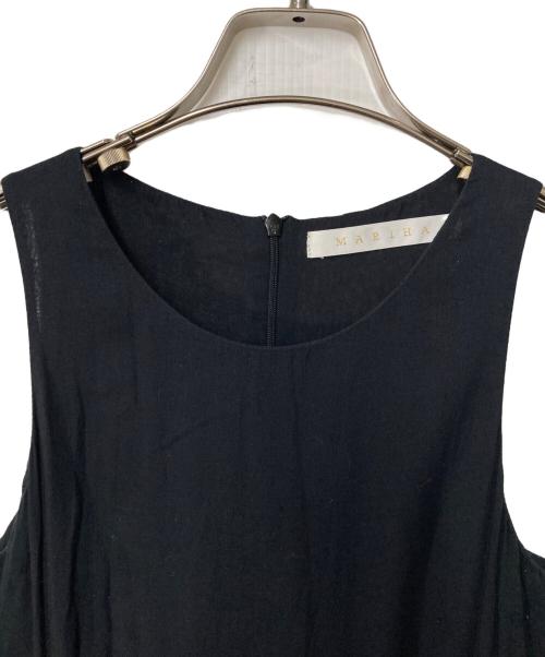 MARIHA（マリハ）MARIHA (マリハ) ノースリーブワンピース ブラック サイズ:FREEの古着・服飾アイテム