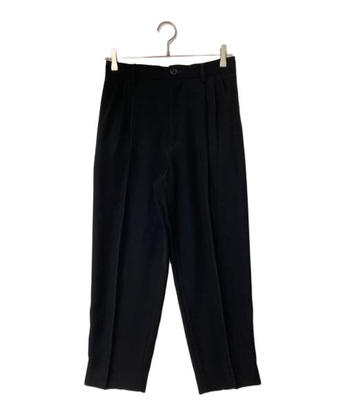 PUBLIC TOKYO（パブリックトウキョウ）PUBLIC TOKYO (パブリックトウキョウ) ３タックリオーネテーパードパンツ 153241001 ブラック サイズ:1の古着・服飾アイテム