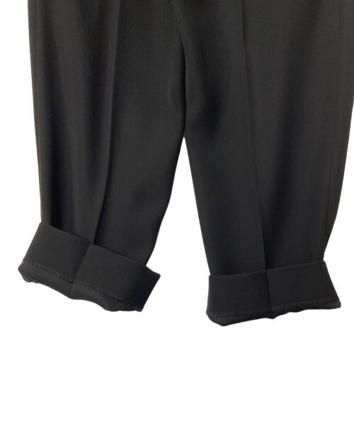 PUBLIC TOKYO（パブリックトウキョウ）PUBLIC TOKYO (パブリックトウキョウ) ３タックリオーネテーパードパンツ 153241001 ブラック サイズ:1の古着・服飾アイテム