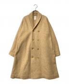 45Rフォーティファイブ・アール）の古着「ラムウールのPコート 7102914」｜ベージュ