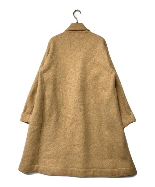 45R（フォーティファイブ・アール）45R (フォーティファイブ・アール) ラムウールのPコート 7102914 ベージュの古着・服飾アイテム