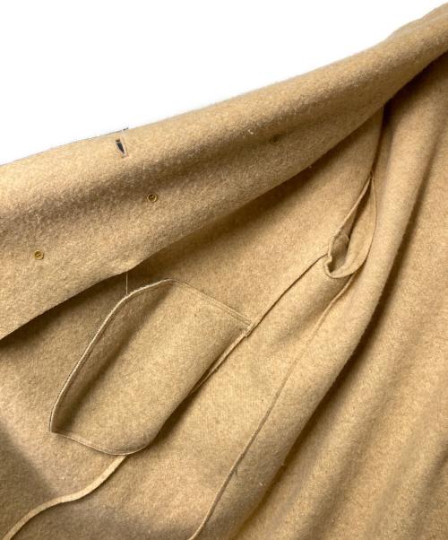 45R（フォーティファイブ・アール）45R (フォーティファイブ・アール) ラムウールのPコート 7102914 ベージュの古着・服飾アイテム