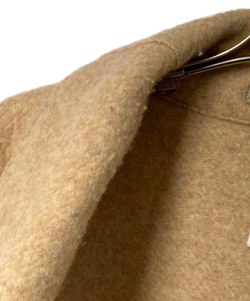 45R（フォーティファイブ・アール）45R (フォーティファイブ・アール) ラムウールのPコート 7102914 ベージュの古着・服飾アイテム