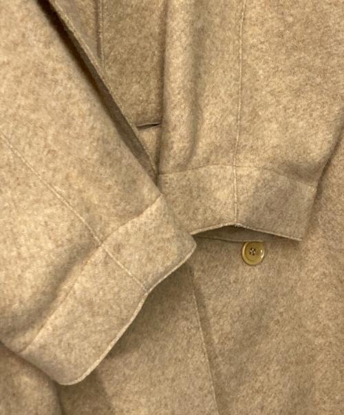 45R（フォーティファイブ・アール）45R (フォーティファイブ・アール) ラムウールのPコート 7102914 ベージュの古着・服飾アイテム