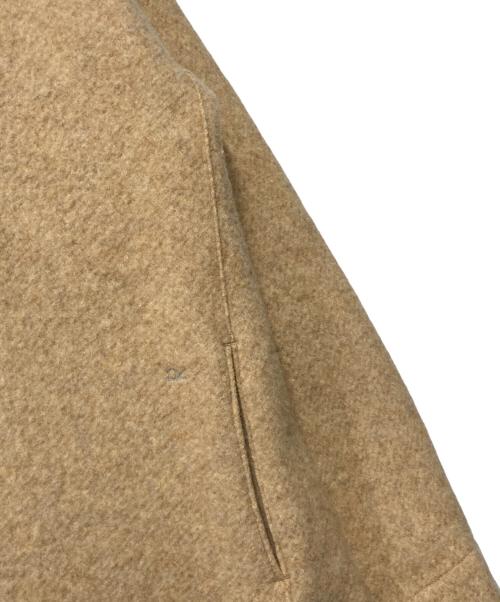 45R（フォーティファイブ・アール）45R (フォーティファイブ・アール) ラムウールのPコート 7102914 ベージュの古着・服飾アイテム