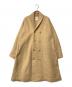 45R（フォーティファイブ・アール）の古着「ラムウールのPコート 7102914」｜ベージュ