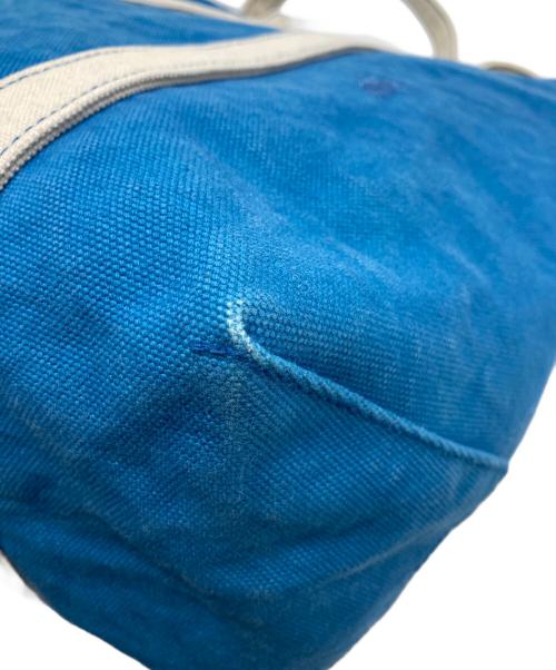 45R（フォーティファイブ・アール）45R (フォーティファイブ・アール) 2号帆布のトートバック ブルーの古着・服飾アイテム