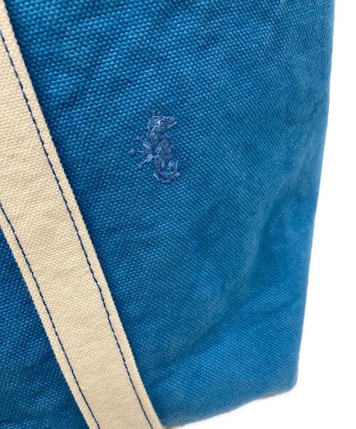 45R（フォーティファイブ・アール）45R (フォーティファイブ・アール) 2号帆布のトートバック ブルーの古着・服飾アイテム