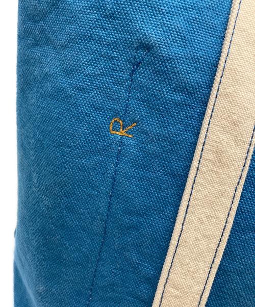 45R（フォーティファイブ・アール）45R (フォーティファイブ・アール) 2号帆布のトートバック ブルーの古着・服飾アイテム