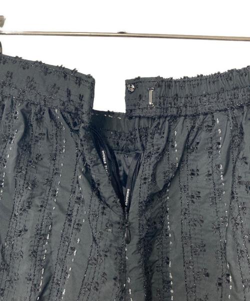 Sov.（ソブ）Sov. (ソブ) ラメボーダーティアードスカート ブラック サイズ:36の古着・服飾アイテム