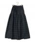 Sov.（ソブ）の古着「ラメボーダーティアードスカート」｜ブラック