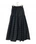 Sov. (ソブ) ラメボーダーティアードスカート ブラック サイズ:38：6000円