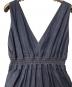 中古・古着 DOUBLE STANDARD CLOTHING (ダブルスタンダードクロージング) インディゴVネックティアードワンピース 0201-551-233 インディゴ サイズ:38：11000円