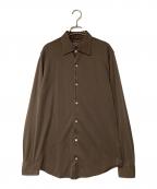 FEDELIフェデーリ）の古着「長袖シャツ 7312941」｜ブラウン