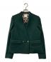 Sov.（ソブ）の古着「トリアセートジャガードジャケット」｜グリーン