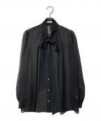 Sov.ソブ）の古着「シフォンブラウス」｜ブラック