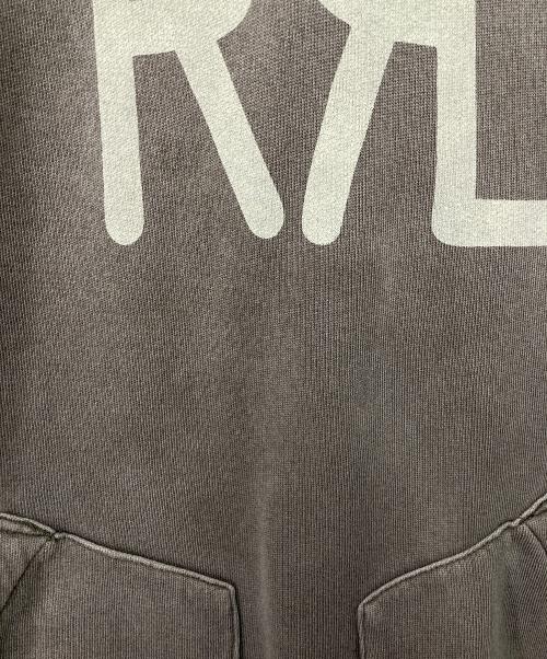 RRL（ダブルアールエル）RRL (ダブルアールエル) ロゴスウェットプルオーバーパーカー グレー サイズ:Sの古着・服飾アイテム