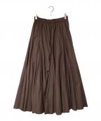 mizuiro-indミズイロインド）の古着「フレアスカート」｜ブラウン