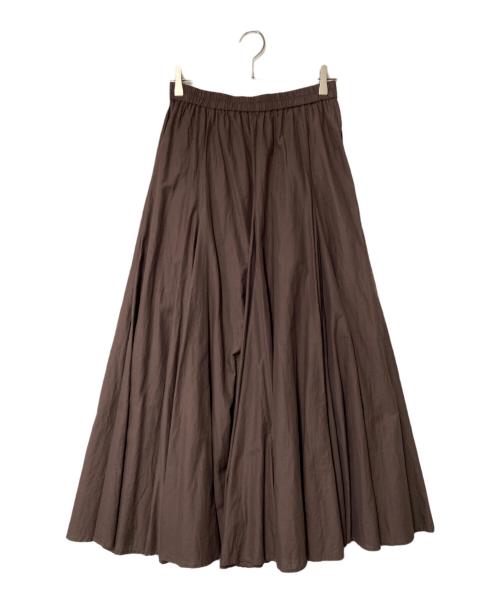 mizuiro-ind（ミズイロインド）mizuiro-ind (ミズイロインド) フレアスカート ブラウン サイズ:-の古着・服飾アイテム