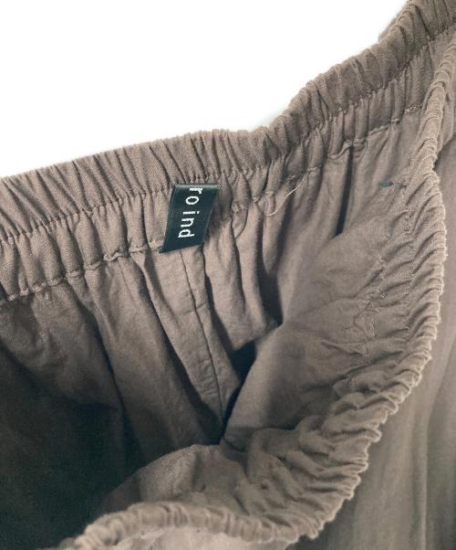 mizuiro-ind（ミズイロインド）mizuiro-ind (ミズイロインド) フレアスカート ブラウン サイズ:-の古着・服飾アイテム