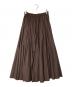 mizuiro-ind（ミズイロインド）の古着「フレアスカート」｜ブラウン