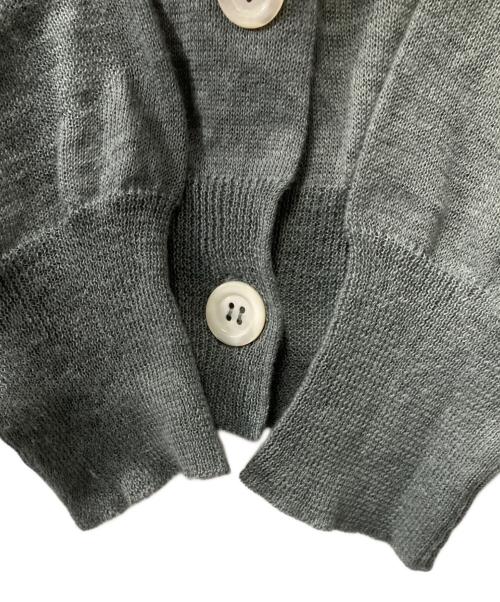MARGARET HOWELL（マーガレットハウエル）MARGARET HOWELL (マーガレットハウエル) FINE LINEN カーディガン 578-3164003 グレー サイズ:2の古着・服飾アイテム