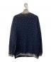 sacai (サカイ) スパンコール ウールクルーネックカーディガン 10-01251 ネイビー サイズ:2：7000円