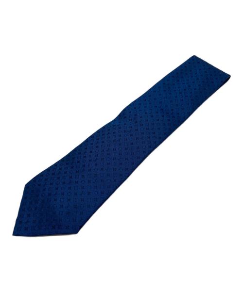 LOUIS VUITTON（ルイ ヴィトン）LOUIS VUITTON (ルイ ヴィトン) 総柄シルクネクタイ ブルー サイズ:表記なしの古着・服飾アイテム