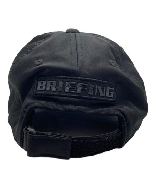 BRIEFING（ブリーフィング）BRIEFING (ブリーフィング) FLAG LOGO CAP フラッグロゴキャップ BRG223M99 ブラック サイズ:FREEの古着・服飾アイテム