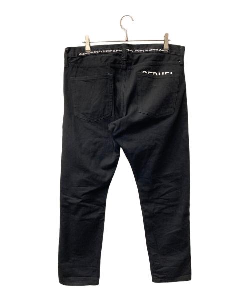 SEQUEL（シークエル）SEQUEL (シークエル) FRAGMENT DESIGN (フラグメントデザイン) デニムパンツ ブラック サイズ:Lの古着・服飾アイテム