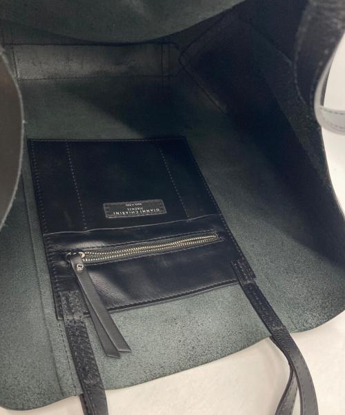 GIANNI CHIARINI（ジャンニ キアリーニ）GIANNI CHIARINI (ジャンニ キアリーニ) 2WAYトートバッグ ブラックの古着・服飾アイテム