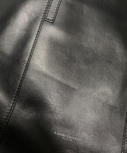 GIANNI CHIARINI（ジャンニ キアリーニ）GIANNI CHIARINI (ジャンニ キアリーニ) 2WAYトートバッグ ブラックの古着・服飾アイテム