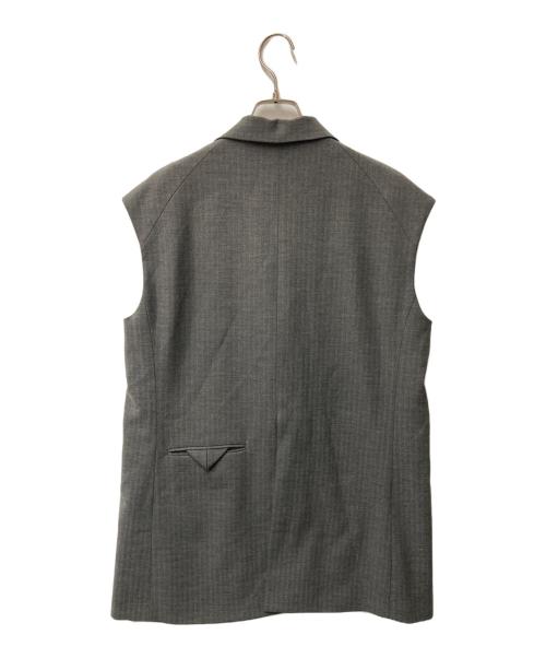 Ameri（アメリ）AMERI (アメリ) MANNISH OVER MENS LIKE VEST マニッシュオーバーメンズライクベスト グレー サイズ:Sの古着・服飾アイテム