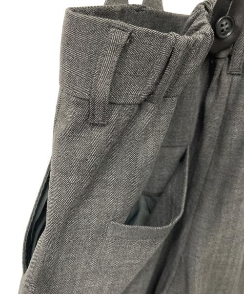 Ameri（アメリ）Ameri (アメリ) MANNISH BALLOON SUSPENDERS PANTS マニッシュバルーンサスペンダーパンツ 0124208810080 グレー サイズ:Sの古着・服飾アイテム