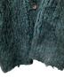 中古・古着 MAISON SPECIAL (メゾンスペシャル) Mourine Brushed Kid Mohair V-Neck Knit Cardigan モヘヤVネックニットカーディガン 11232361302 グリーン サイズ:2：8000円