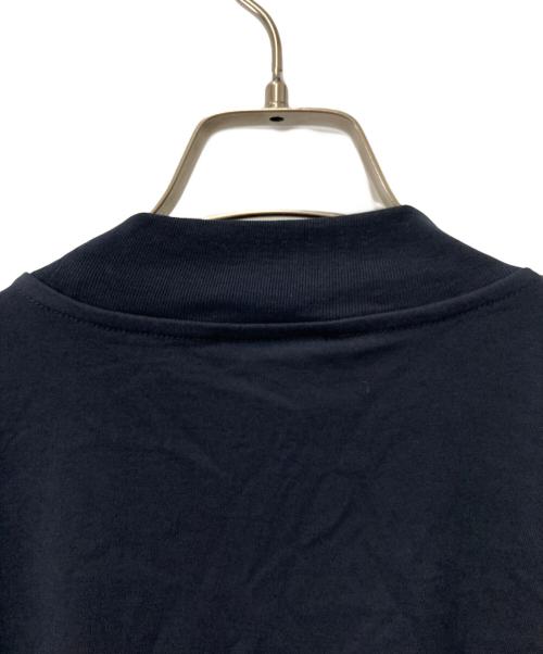 JIL SANDER（ジルサンダー）JIL SANDER (ジルサンダー) モックネック オーバーサイズTシャツ KKJMZN0004 ネイビー サイズ:Mの古着・服飾アイテム