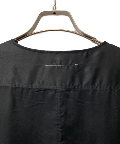 MM6 Maison Margiela（エムエムシックスメゾンマルジェラ）MM6 Maison Margiela (エムエムシックスメゾンマルジェラ) レース切替ブラウス S32DL0132 S43627 ブラック サイズ:46の古着・服飾アイテム