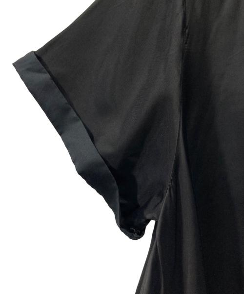 MM6 Maison Margiela（エムエムシックスメゾンマルジェラ）MM6 Maison Margiela (エムエムシックスメゾンマルジェラ) レース切替ブラウス S32DL0132 S43627 ブラック サイズ:46の古着・服飾アイテム