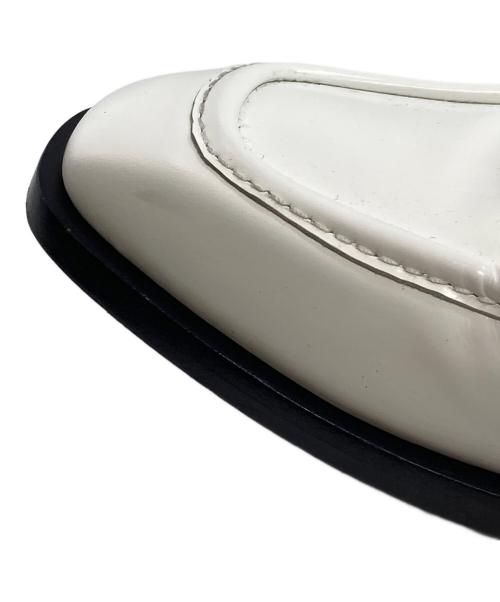 JIL SANDER（ジルサンダー）JIL SANDER (ジルサンダー) ローファー ホワイト サイズ:SIZE 38 1/2（25cm~25.5cm)の古着・服飾アイテム